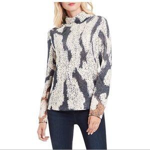 NWT NIC+ZOE Artsy Contemporary Minimalist Tundra Turtleneck Sweater Size XS